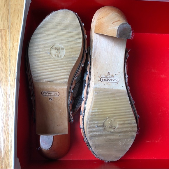 Gently Used - Coach Heels/Mules/Clogs - Picture 3 of 7
